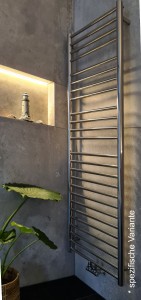 Edelstahl INOX Handtuchheizkörper Heizköper 60 x 165 cm