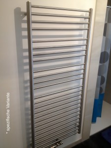 Edelstahl INOX Handtuchheizkörper Heizköper 75 x 165 cm
