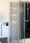Edelstahl INOX Handtuchheizkörper Heizköper 35 x 165 cm